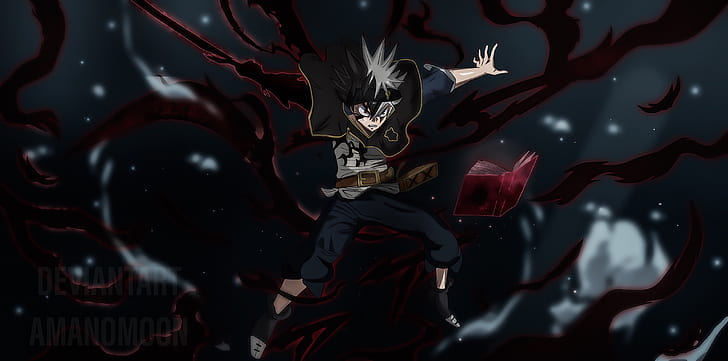 Anime, Schwarzklee, Asta (Schwarzklee), HD-Hintergrundbild