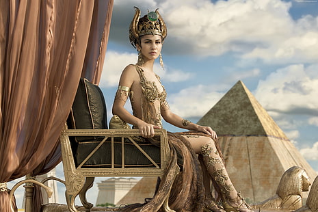 Элоди Юнг, боги Египта, HD обои HD wallpaper