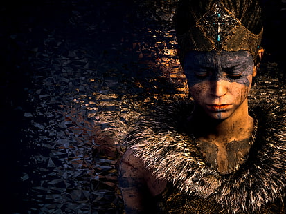Hintergrund, das Spiel, Hellblade Senua Opfer, HD-Hintergrundbild HD wallpaper
