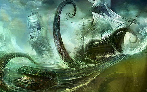 kraken, Fondo de pantalla HD HD wallpaper