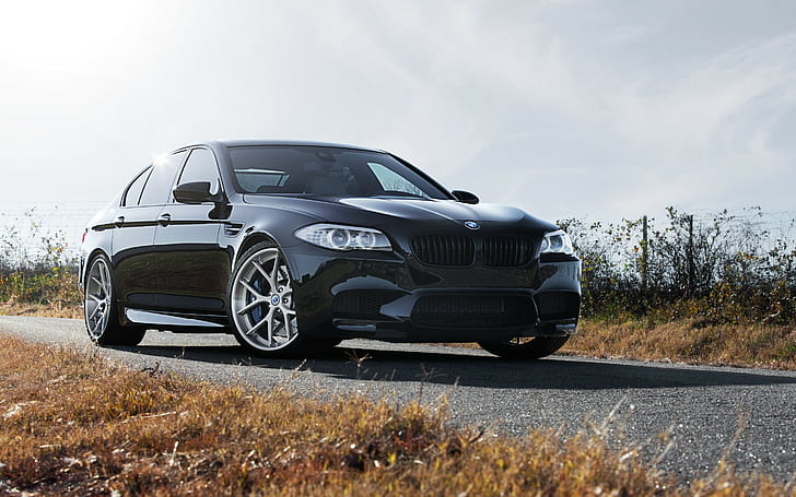 BMW, m5, f10, hitam, bmw, m5, f10, hitam, latar belakang hd, terbaik, Wallpaper HD