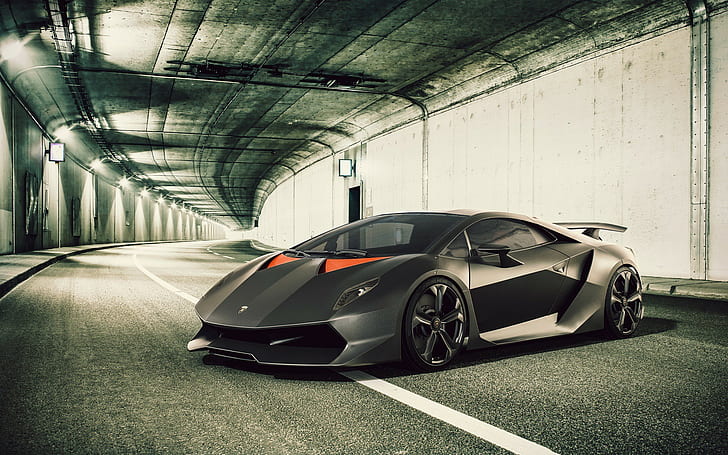 Lamborghini, Sesto, black lamborghini sesto elemento, Lamborghini, Sesto, Elemento, Supercar, HD wallpaper