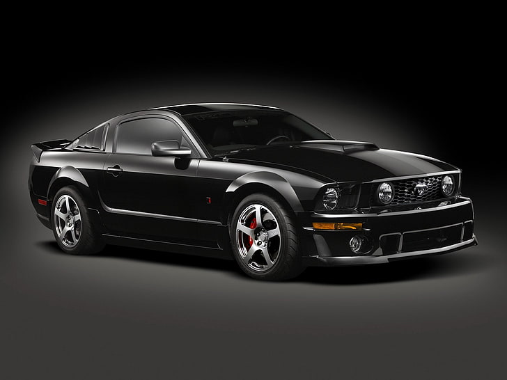 2007, blackjack, ford, muscle, mustang, roush, stage 3, HD wallpaper