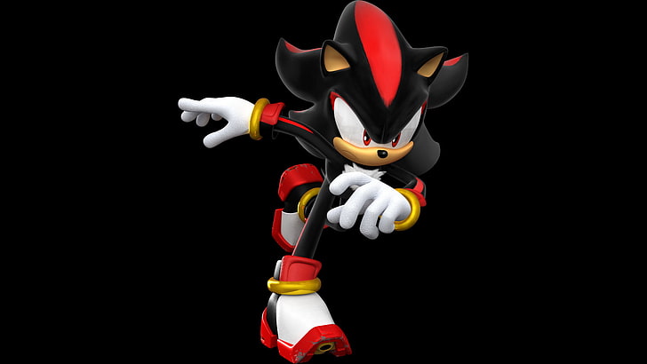 Sombra da ilustração do Sonic, Sonic, Shadow the Hedgehog, HD papel de parede
