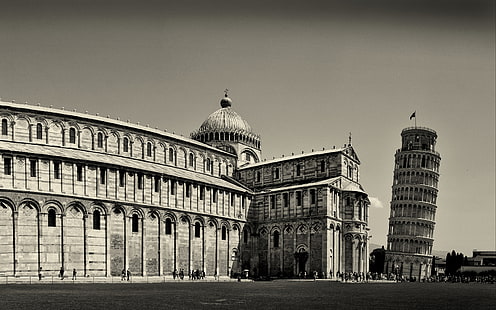 Italy, Pisa, Leaning Tower, HD wallpaper HD wallpaper