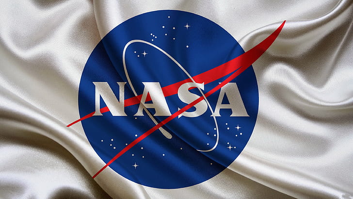 Bandera, logo, NASA, Fondo de pantalla HD