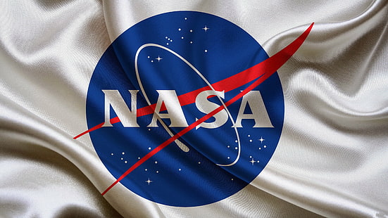 Флаг, логотип, НАСА, HD обои HD wallpaper