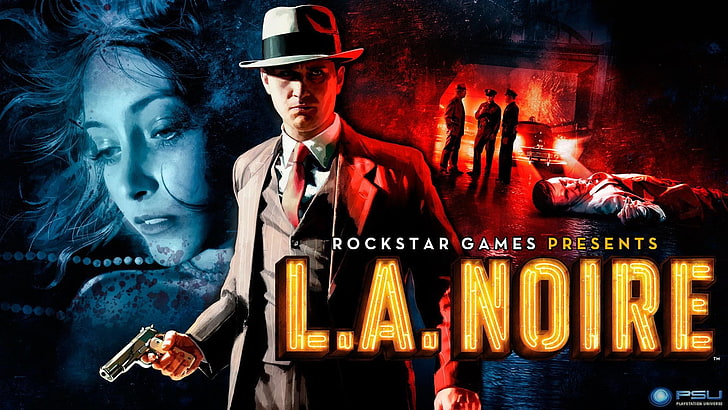 LA Noire digital walpaper ، LA Noire ، ألعاب فيديو، خلفية HD