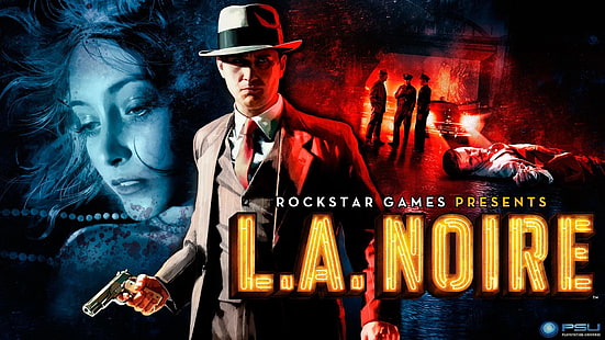 LA Noire digital walpaper, L.A. Noire, jogos de vídeo, HD papel de parede HD wallpaper