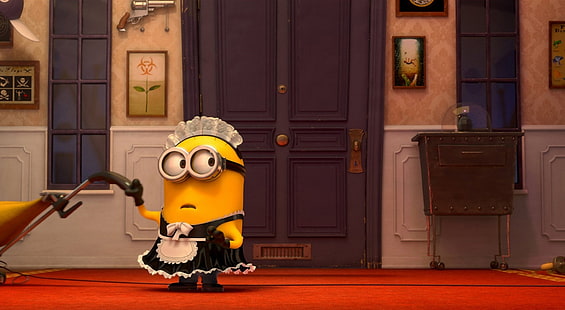 Despicable Me 2 Comedy Movie, Despicable Me Minions Kevin movie still screenshot, Cartoons, Others, Movie, comedy, Despicable, minion, HD wallpaper HD wallpaper