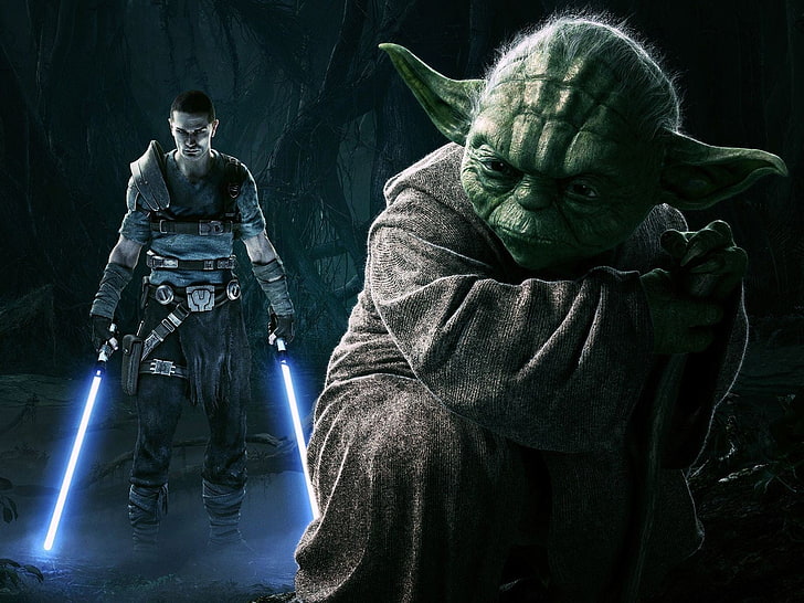 Master Yoda, Star Wars, Star Wars: The Force Unleashed, Yoda, видео игри, HD тапет