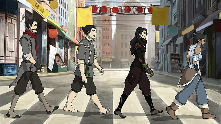 Avatar (Anime), Avatar: The Legend Of Korra, Abbey Road (Parodia), Fondo de pantalla HD