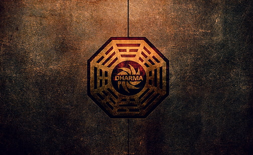 Logo Inisiatif Dharma, Logo Dharma, Vintage, Logo, Dharma, Inisiatif, Wallpaper HD HD wallpaper