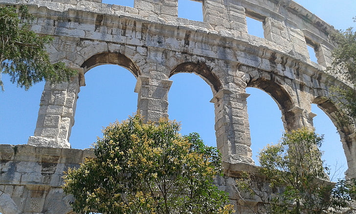 Roman, Pula, amphitheater, HD wallpaper