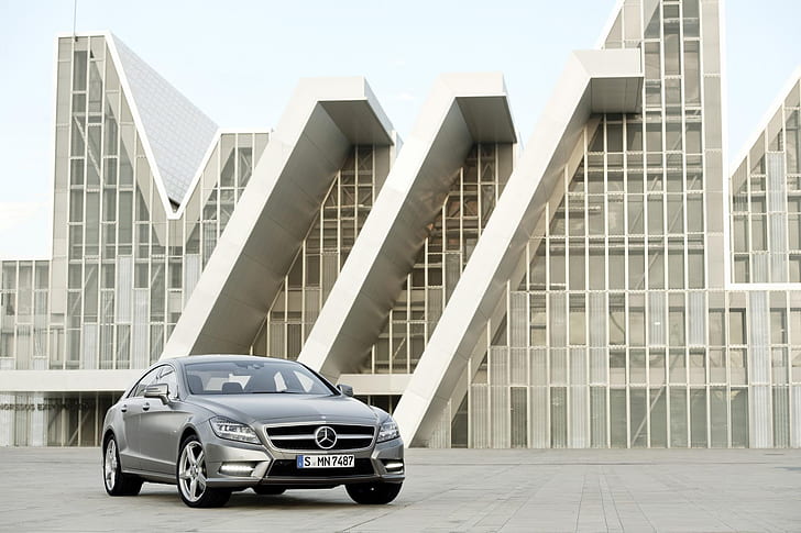 Mercedes-Benz CLS-Class, 2012 mercedes benz cls550 sedan, car, HD wallpaper