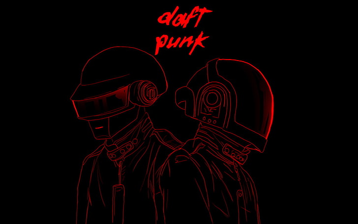minimalism, Daft Punk, musik, HD tapet