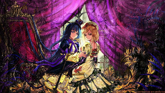 Anime, Umineko: Wenn sie weinen, Frederica Bernkastel, Lambdadelta (Umineko no Naku Koro ni), HD-Hintergrundbild HD wallpaper