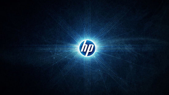 Hp, Logo, Abstract, HD обои HD wallpaper