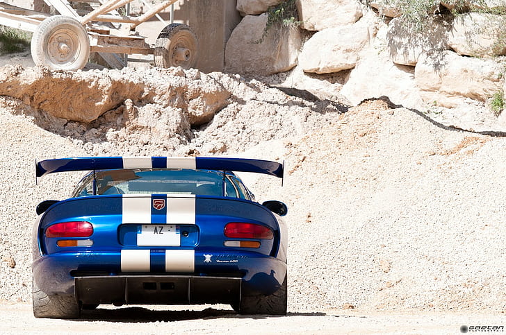 Dodge Viper, Dodge, blaue Autos, Fahrzeug, Auto, HD-Hintergrundbild