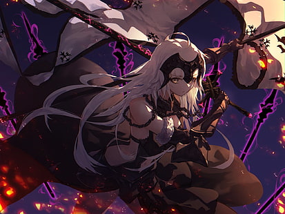 Seria losów, Fate / Grand Order, Avenger (Fate / Grand Order), Jeanne d'Arc Alter, Tapety HD HD wallpaper