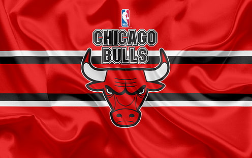 Баскетбол, Чикаго Буллз, Лого, НБА, HD обои HD wallpaper