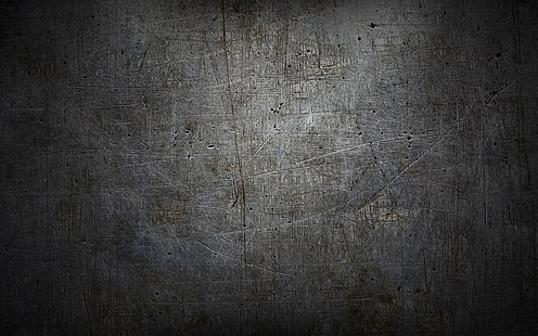 permukaan abu-abu dan hitam, goresan, tua, logam, Wallpaper HD HD wallpaper