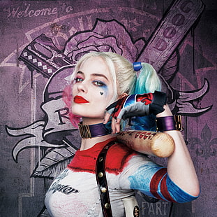 Harley Quinn, 5K, équipe de suicide, Margot Robbie, Fond d'écran HD HD wallpaper