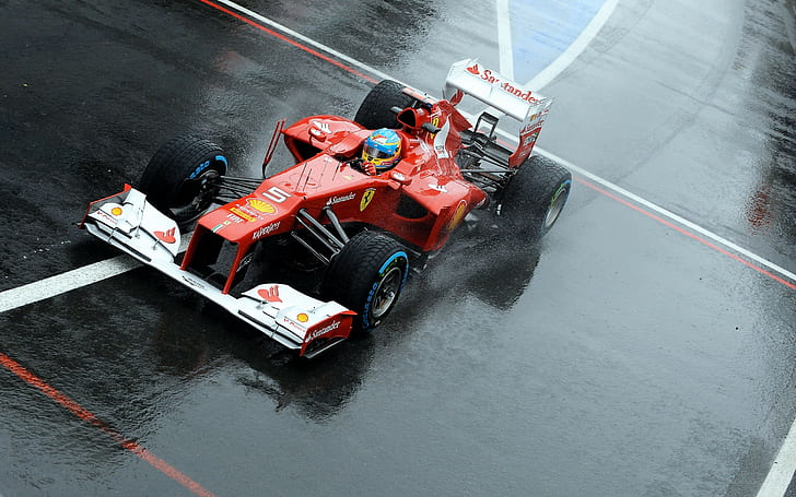 Fernando Alonso, Ferrari, Fondo de pantalla HD