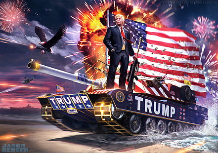 Donald Trump, Donald Trump, USA, politics, year 2016, presidents, HD wallpaper HD wallpaper