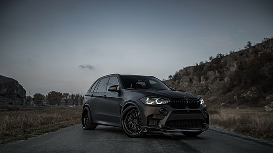  front view, 2018, BMW X5, crossover, X5M, Z Performance, HD wallpaper HD wallpaper