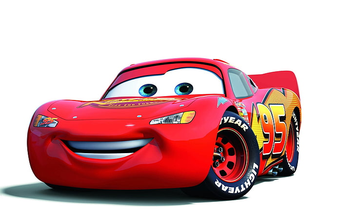 Lightning Mcqueen Cars Movie, Lightning McQueen illustration, Cartoons, Cars, Mcqueen, Movie, Lightning, HD tapet
