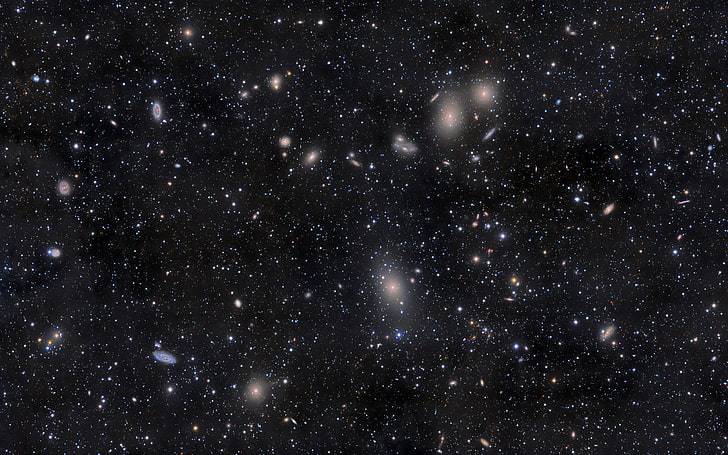 space, galaxy, stars, cluster, Virgo, HD wallpaper