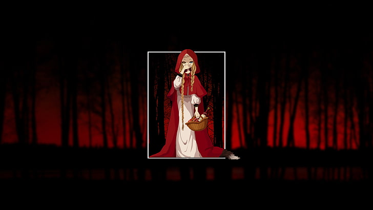 Little Red Riding Hood, Red Riding Hood, Wallpaper HD
