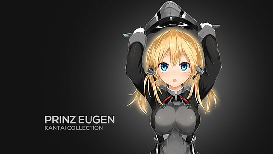 Kolekcja Kantai, Prinz Eugen (KanColle), anime, dziewczyny anime, Tapety HD HD wallpaper