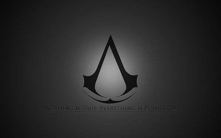 Logo Assassin's Creed, Assassin's Creed, jeux vidéo, Fond d'écran HD