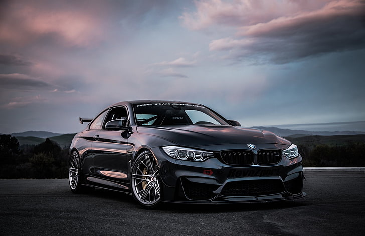  BMW M4 cupé negro HD fondos de pantalla descarga gratuita