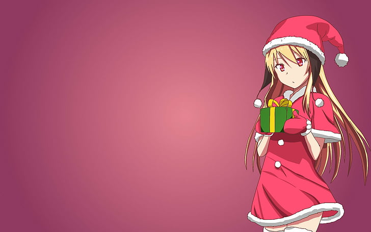 Anime, Sakurasou No Pet Na Kanojo, Natale, Mashiro Shiina, Sfondo HD