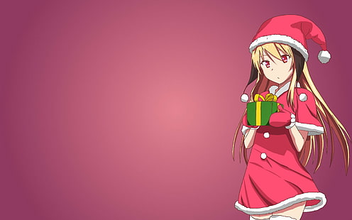 Anime, Sakurasou No Pet Na Kanojo, Christmas, Mashiro Shiina, HD wallpaper HD wallpaper