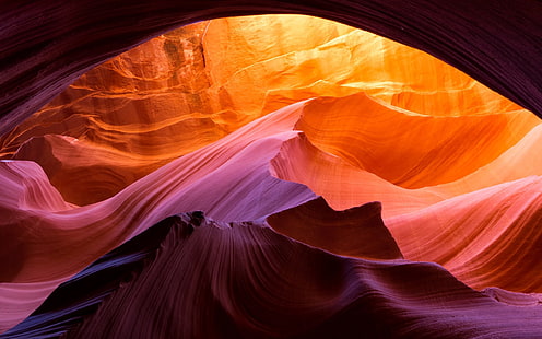 Antelope Canyon Arizona EE.UU.-naturaleza HD foto wallpa .., Gran Cañón, Arizona, Fondo de pantalla HD HD wallpaper