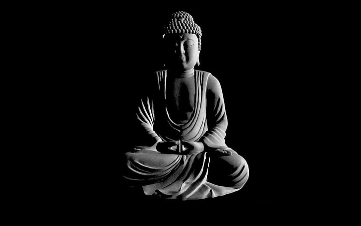 Statua di Buddha Gautama, religiosa, buddismo, Sfondo HD
