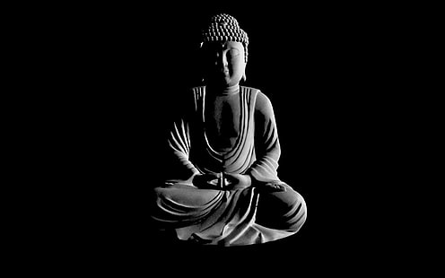 Статуя на Гаутама Буда, религиозни, будизъм, HD тапет HD wallpaper