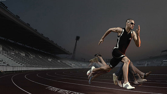 sport, running, Athletic, track, sports, 1920x1080, 4k sport pic, HD wallpaper HD wallpaper