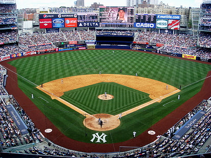 baseball, mlb, yankees, york, Tapety HD HD wallpaper
