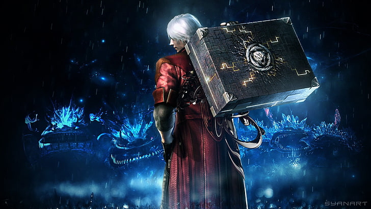 Devil May Cry wallpaper, Dante, Devil May Cry, DmC: Devil May Cry, video games, HD wallpaper