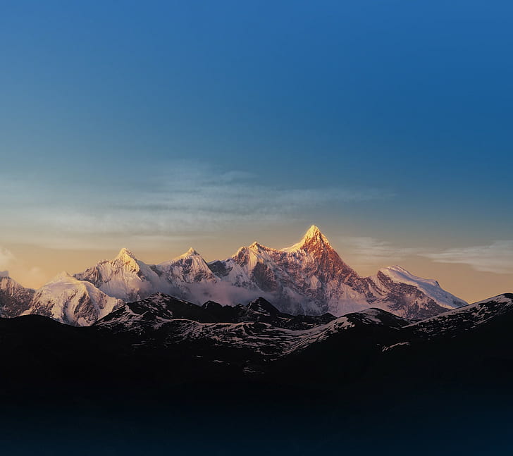 Monte Everest, Nepal, montanhas, HD papel de parede