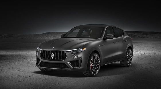 Maserati, Maserati Levante Trofeo, Black Car, Voiture, Voiture de luxe, Fond d'écran HD HD wallpaper