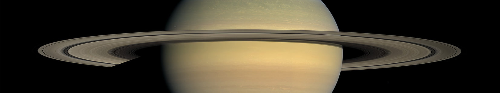 Saturn, NASA, Weltraum, Planet, Ringe, gelb, schwarz, braun, HD-Hintergrundbild HD wallpaper