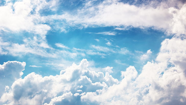 nubes, cielo, naturaleza, Fondo de pantalla HD