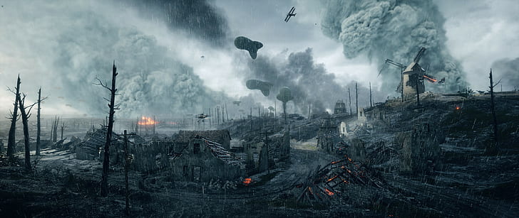 video games, World War I, Battlefield 1, war, soldier, EA DICE, HD wallpaper