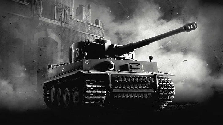 tank, war, Tiger P, HD wallpaper